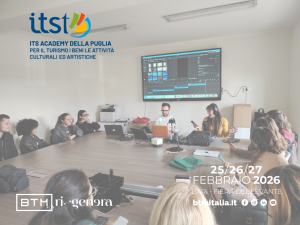Generare futuro attraverso la formazione. ITS Academy Turismo Puglia racconta l’innovazione a BTM 2026