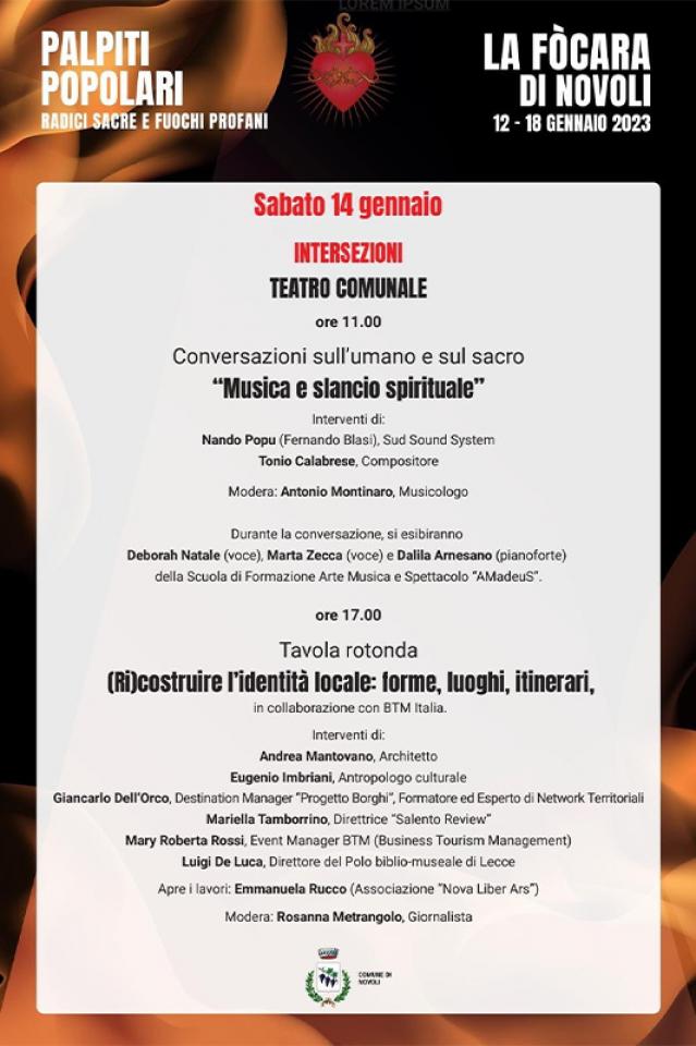 “(Ri)costruire l’identità locale: forme, luoghi, itinerari”: la tavola rotonda di BTM Italia alla Fòcara 2023