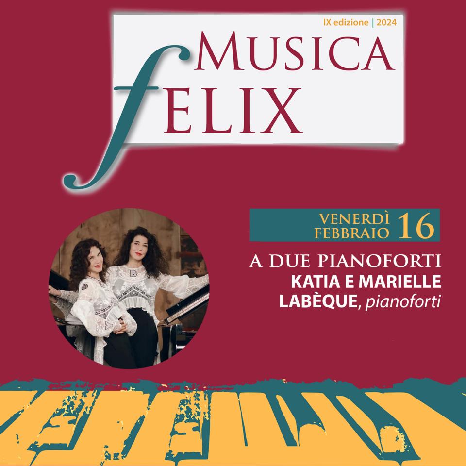 Katia e Marielle Labèque a Foggia per il Musica Felix 2024 con “A due pianoforti”
