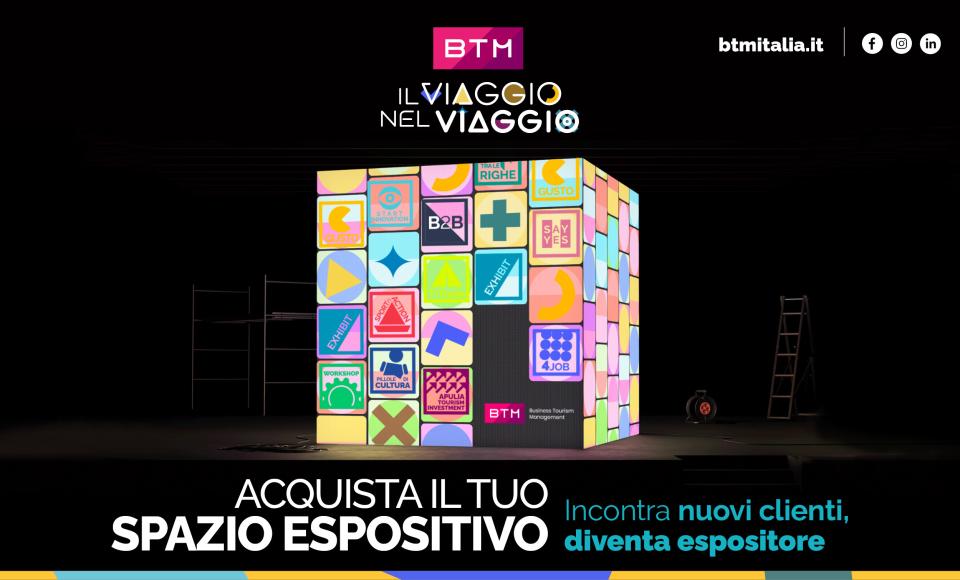 Partecipa al Viaggio nel Viaggio di BTM 2025: diventa espositore