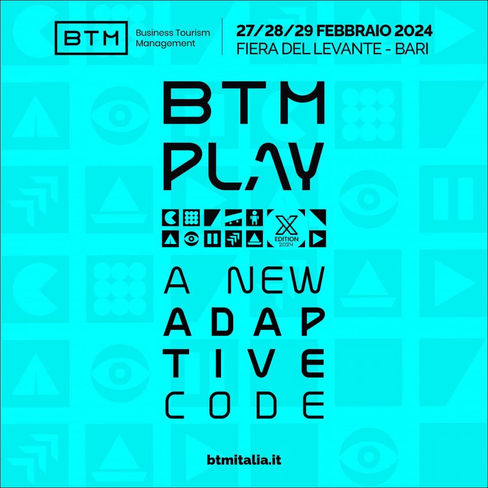 BTM PLAY - A NEW ADAPTIVE CODE, ecco il tema di BTM 2024