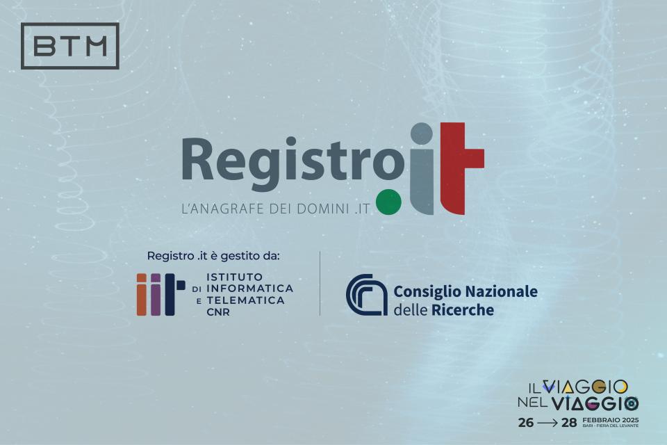 Il Registro .it a BTM Italia 2025: il turismo è “digital”, lo dicono i dati