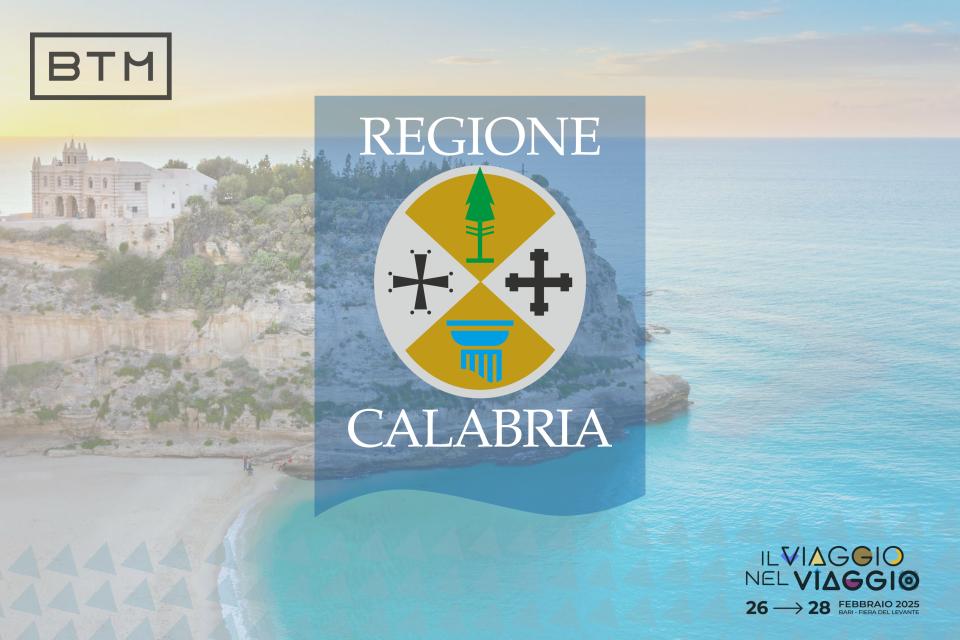 Terra di esperienze e bellezze da raccontare. La Regione Calabria sarà presente a BTM Italia 