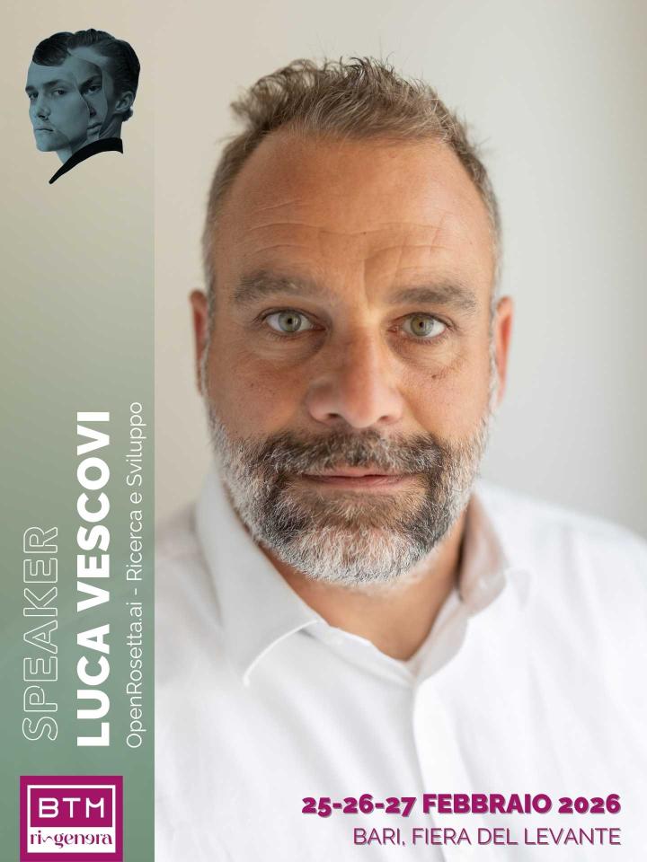 Luca Vescovi: “L’innovazione non abita solo a Milano. A BTM Italia l’AI è già realtà”